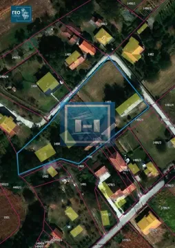 Katastarski plan parcele sa granicama i okolnim objektima. - image 2