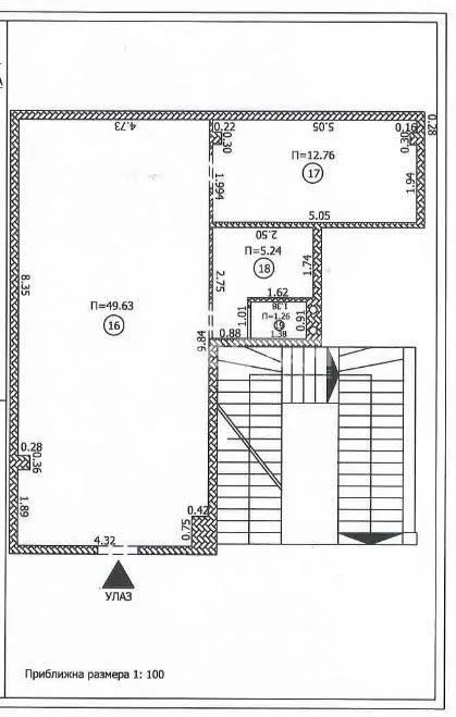Sale, office space, 68m², Zvezdara Sve Podlokacije, Beograd
