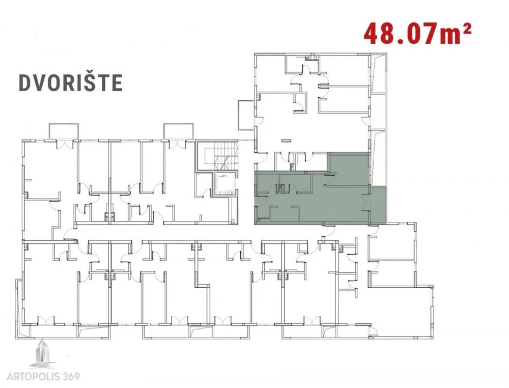 Prodaja, dvosoban stan, 48m², Novi Banovci, Stara Pazova