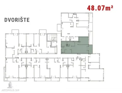 Prodaja, dvosoban stan, 48m², Novi Banovci, Stara Pazova - image 6