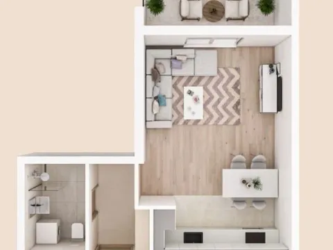 Sale, apartment, 35m², Zabjelo, Podgorica - image 1