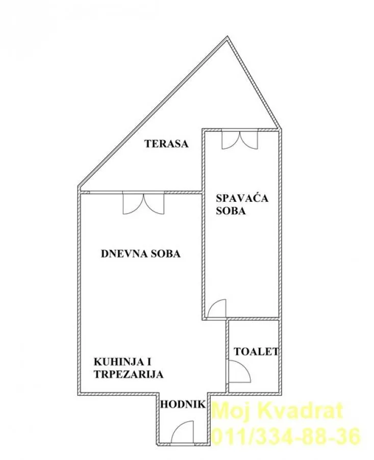 Prodaja, jednosoban stan, 35m², Banjica, Voždovac Sve Podlokacije