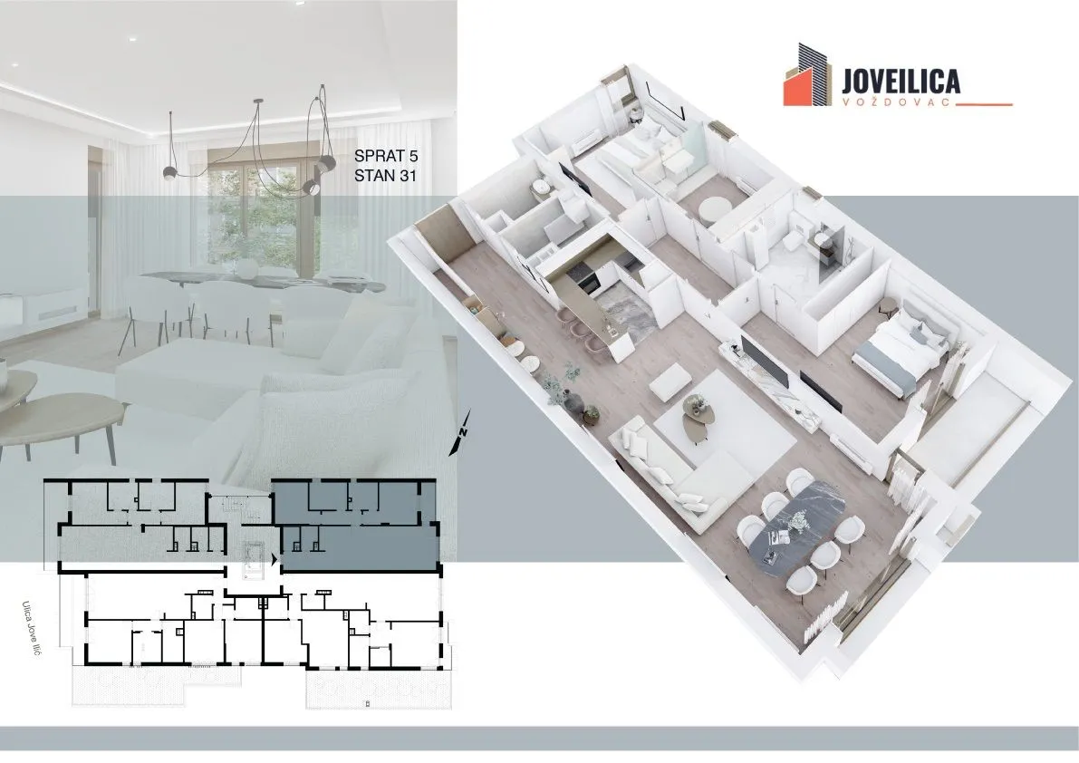 Sale, apartment, 116m², Beograd, Srbija