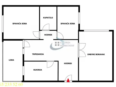 Sale, three bedroom apartment, 75m², Farmaceutski Fakultet, Voždovac Sve Podlokacije - image 6