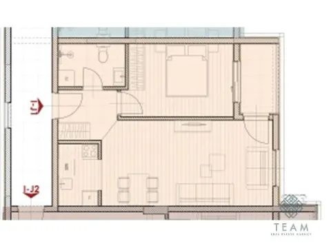Prodaja, jednosoban stan, 48m², Stari Aerodrom, Podgorica - image 3
