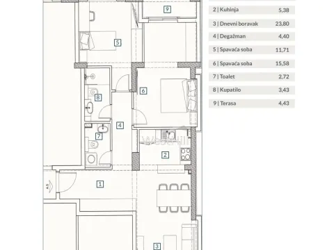 Prodaja, jednosoban stan, 35m², Budva, Crna Gora - image 4