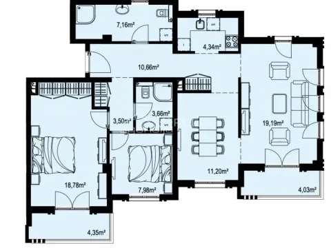 Prodaja, trosoban stan, 95m², Budva, Crna Gora - image 3
