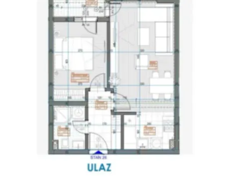 Prodaja, jednosoban stan, 45m², Zabjelo, Podgorica - image 3