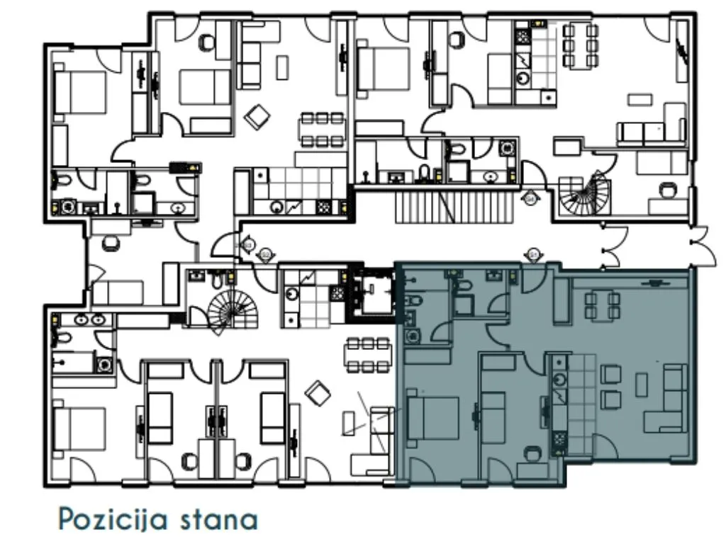 Prodaja, trosoban stan, 79m², Altina, Beograd