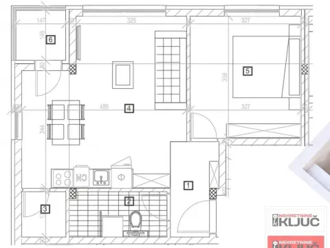 Prodaja, dvosoban stan, 42m², Veternik, Novi Sad Sve Podlokacije