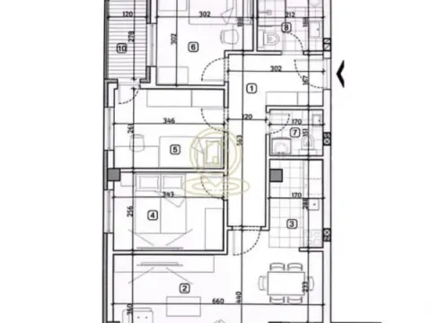 Sale, four bedroom apartment, 77m², Pantelej, Niš - image 2