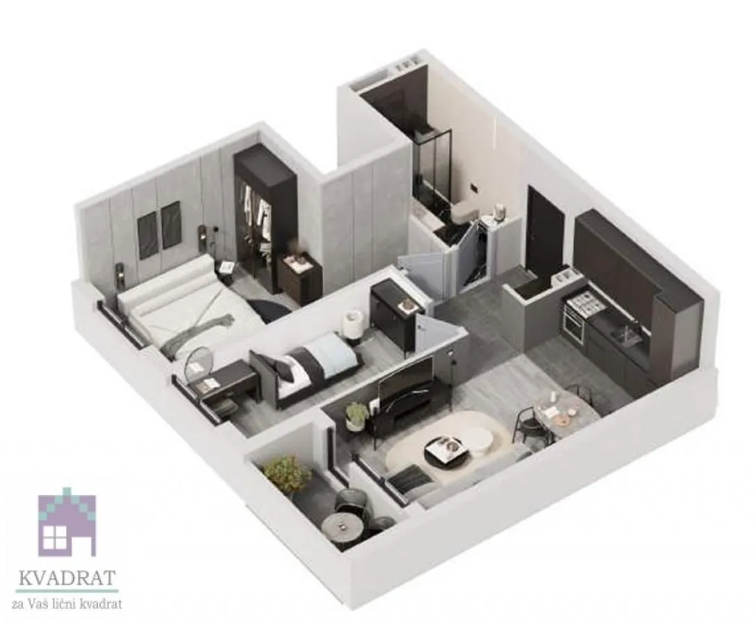 Sale, three bedroom apartment, 59m², Veternik, Novi Sad Sve Podlokacije