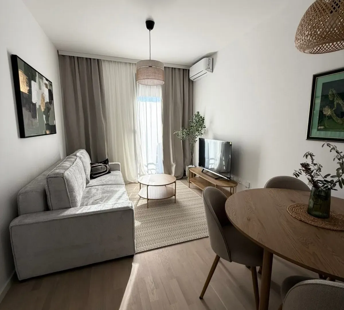 Rent, one bedroom apartment, 37m², Tološi, Podgorica