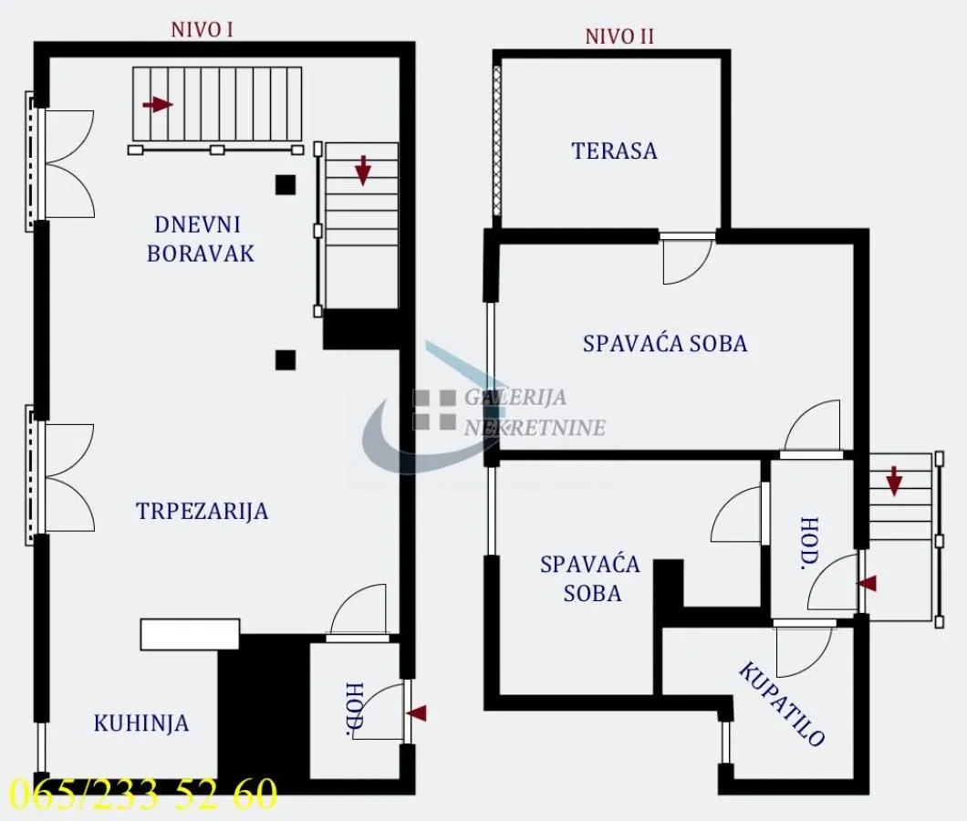 Sale, three bedroom apartment, 110m², Stari Grad, Beograd