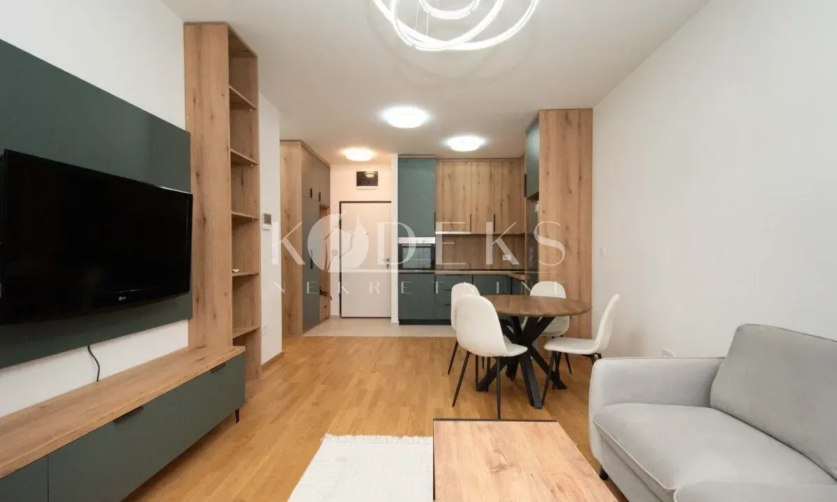 Izdavanje, jednosoban stan, 46m², Stari Aerodrom, Podgorica