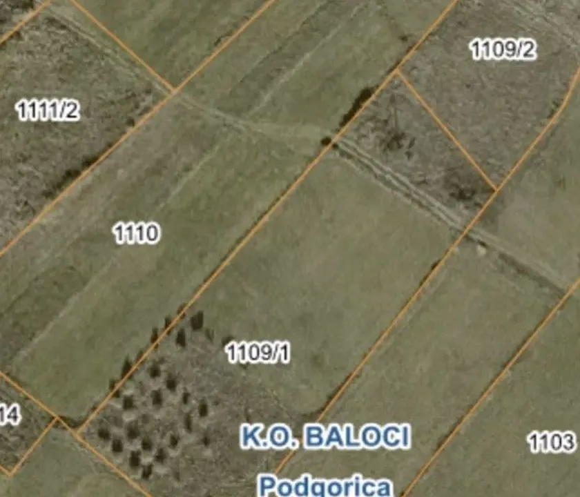 Sale, land lot, 4700m², Komani, Podgorica