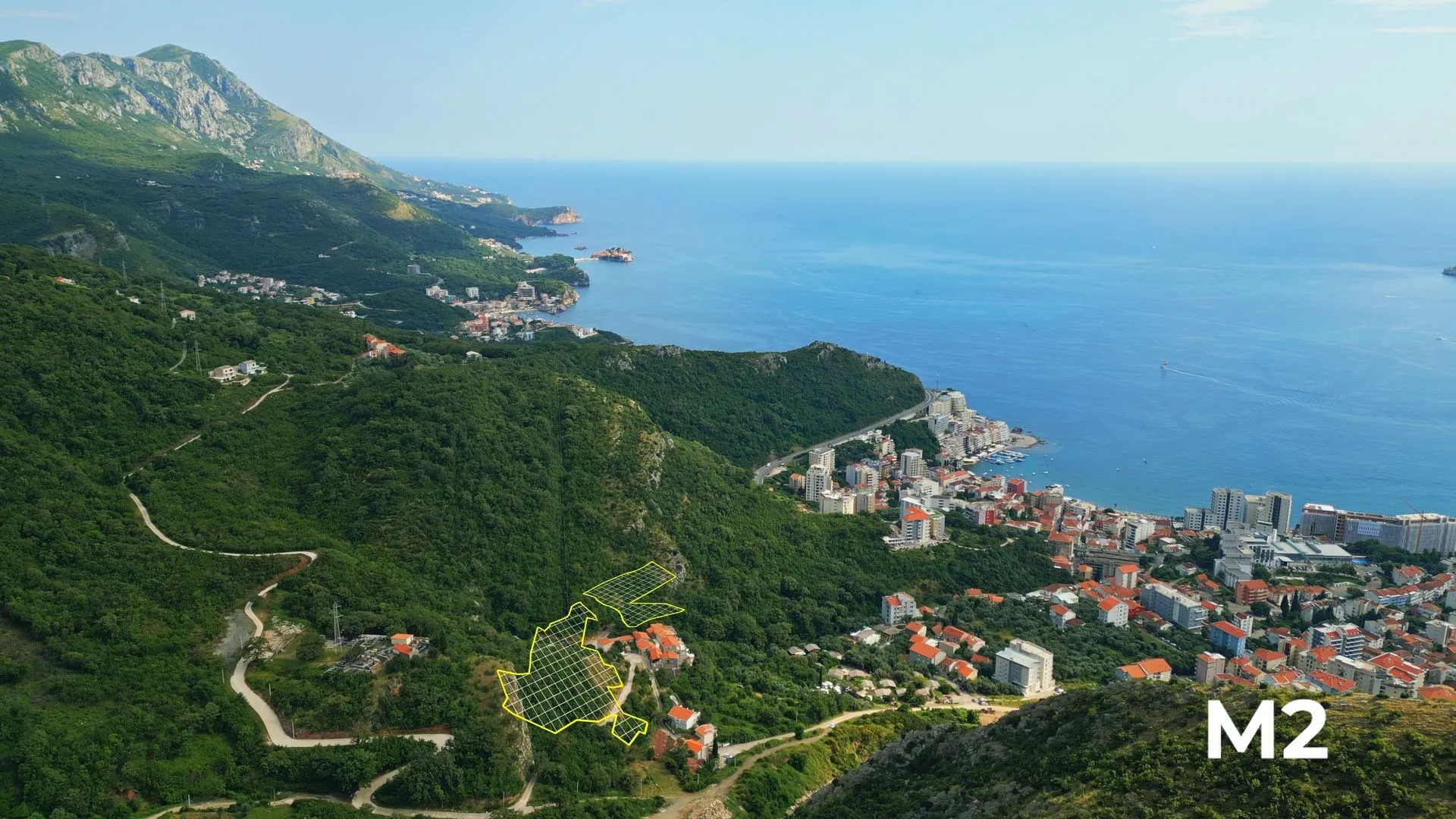 Prodaja, plac, 8893m², Budva, Crna Gora
