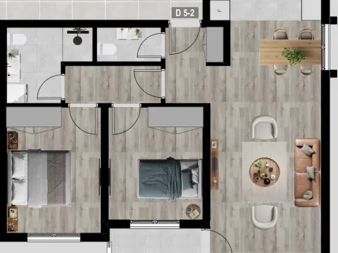 Prodaja, dvosoban stan, 67m², Bjeliši, Bar - image 8