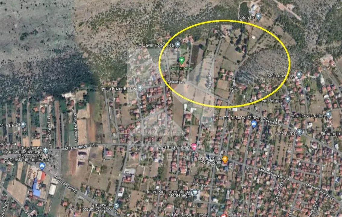 Prodaja, plac, 1800m², Tološi, Podgorica