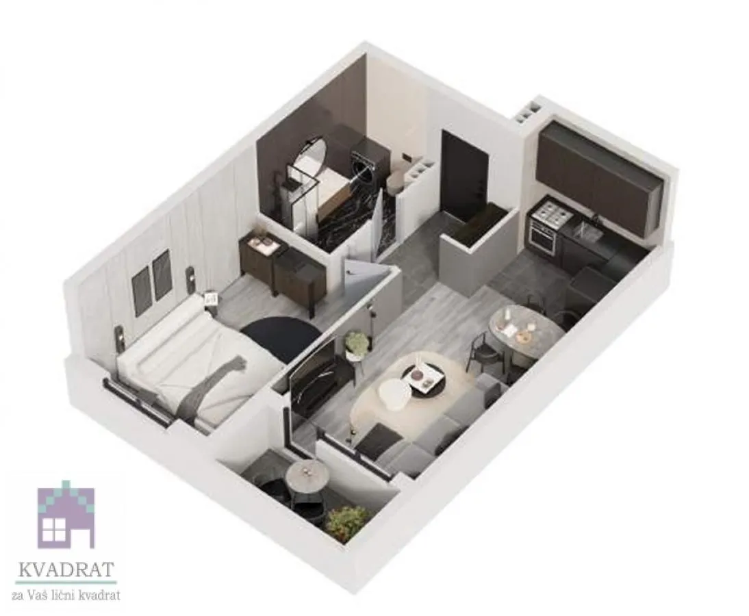 Prodaja, dvosoban stan, 42m², Veternik, Novi Sad Sve Podlokacije