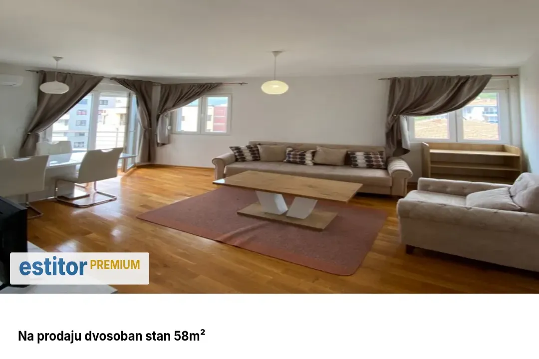 Sale, two bedroom apartment, 58m², Bečići, Budva