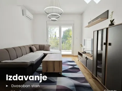 Izdavanje, dvosoban stan, 68m², Stara Varoš, Podgorica