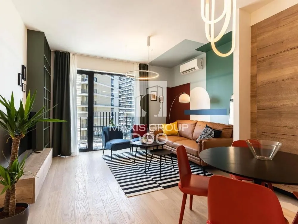 Izdavanje, dvosoban stan, 52m², Savski Venac, Beograd