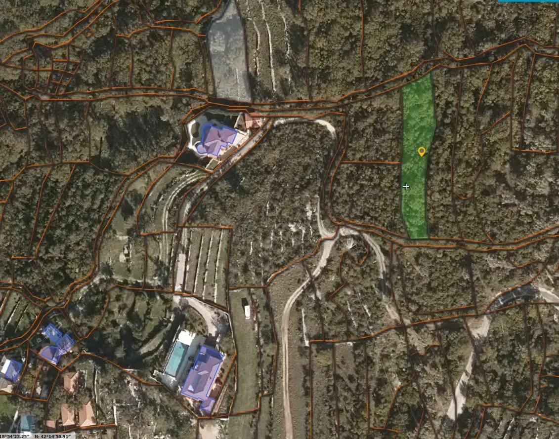 Sale, land lot, 2214m², Blizikuće, Budva