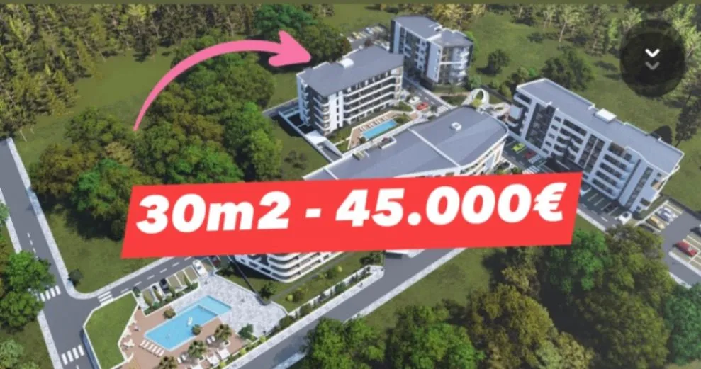 Sale, one bedroom apartment, 30m², Velika Plaža, Ulcinj