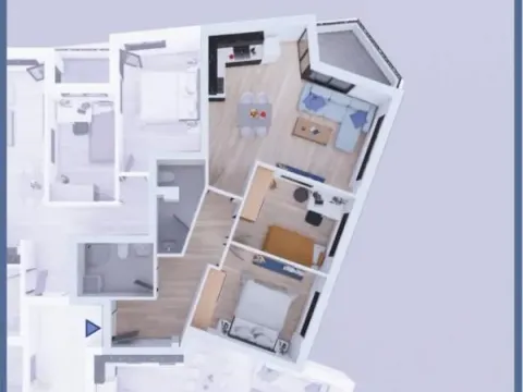 Sale, two bedroom apartment, 68m², Medijana, Niš