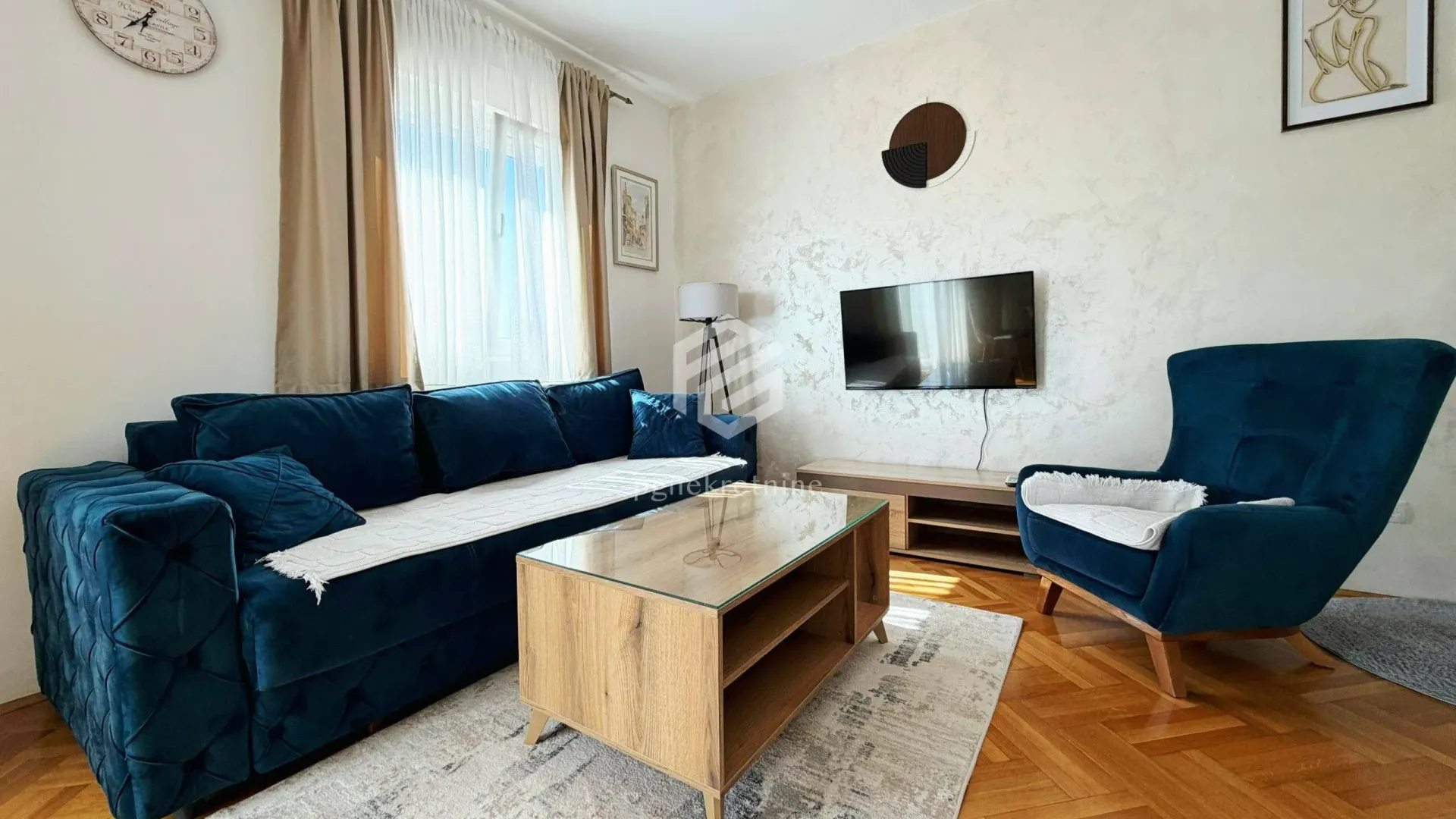 Rent, one bedroom apartment, 43m², Stari Aerodrom, Podgorica
