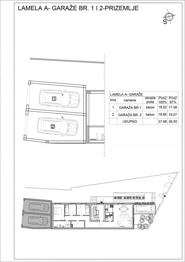 Sale, three bedroom apartment, 92m², Veternik, Novi Sad Sve Podlokacije