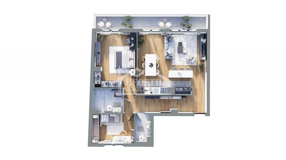 Prodaja, trosoban stan, 99m², Bežanijska Kosa 3, Bežanijska Kosa Sve Podlokacije