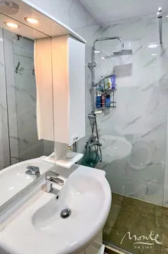Kupatilo sa umivaonikom, ogledalom i tuš kabinom. - image 10