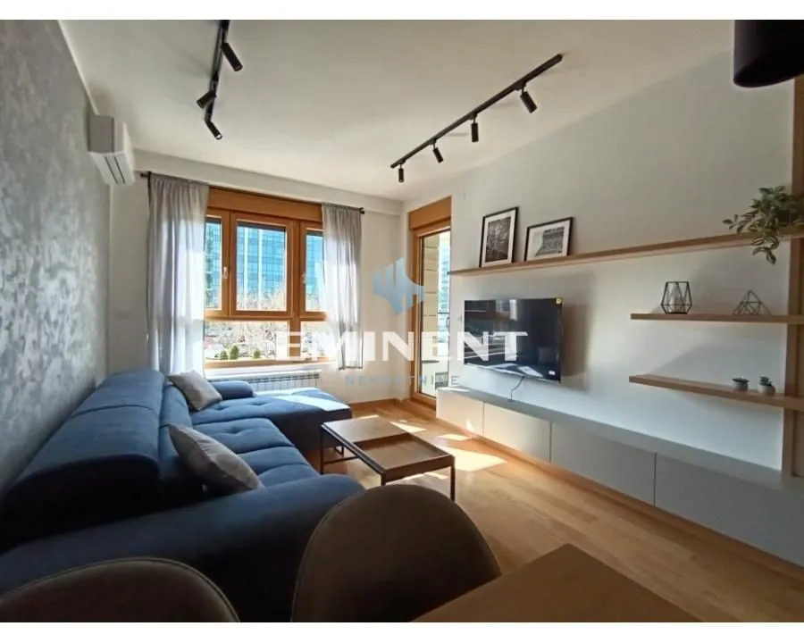 Izdavanje, dvosoban stan, 48m², Novi Beograd Blok 65, Novi Beograd Sve Podlokacije
