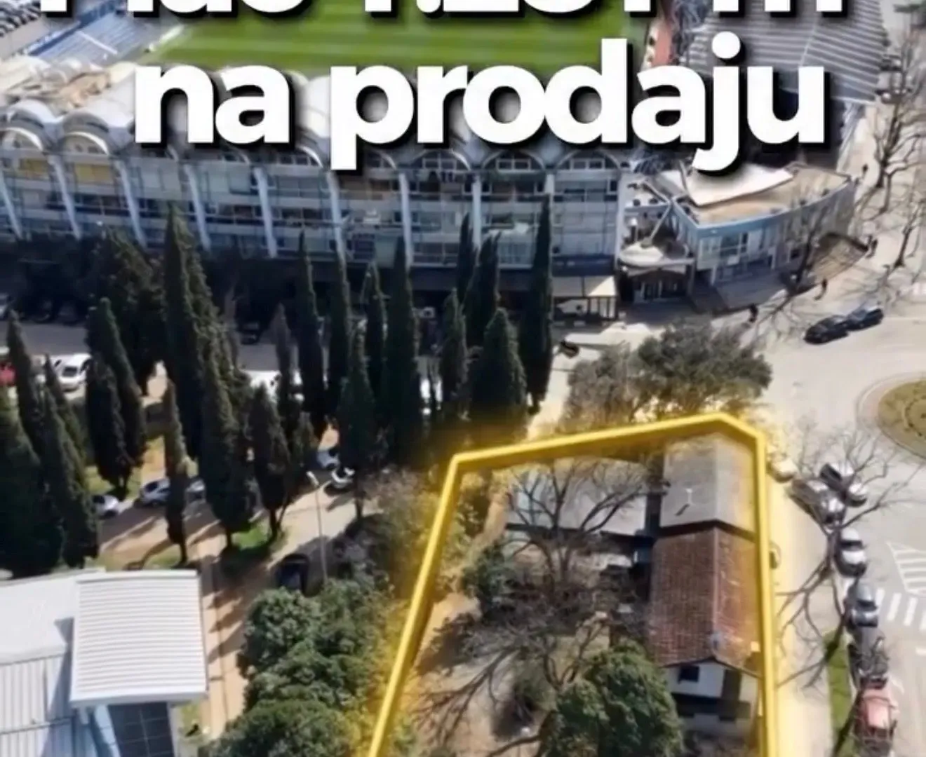 Prodaja, plac, 1281m², Centar, Podgorica