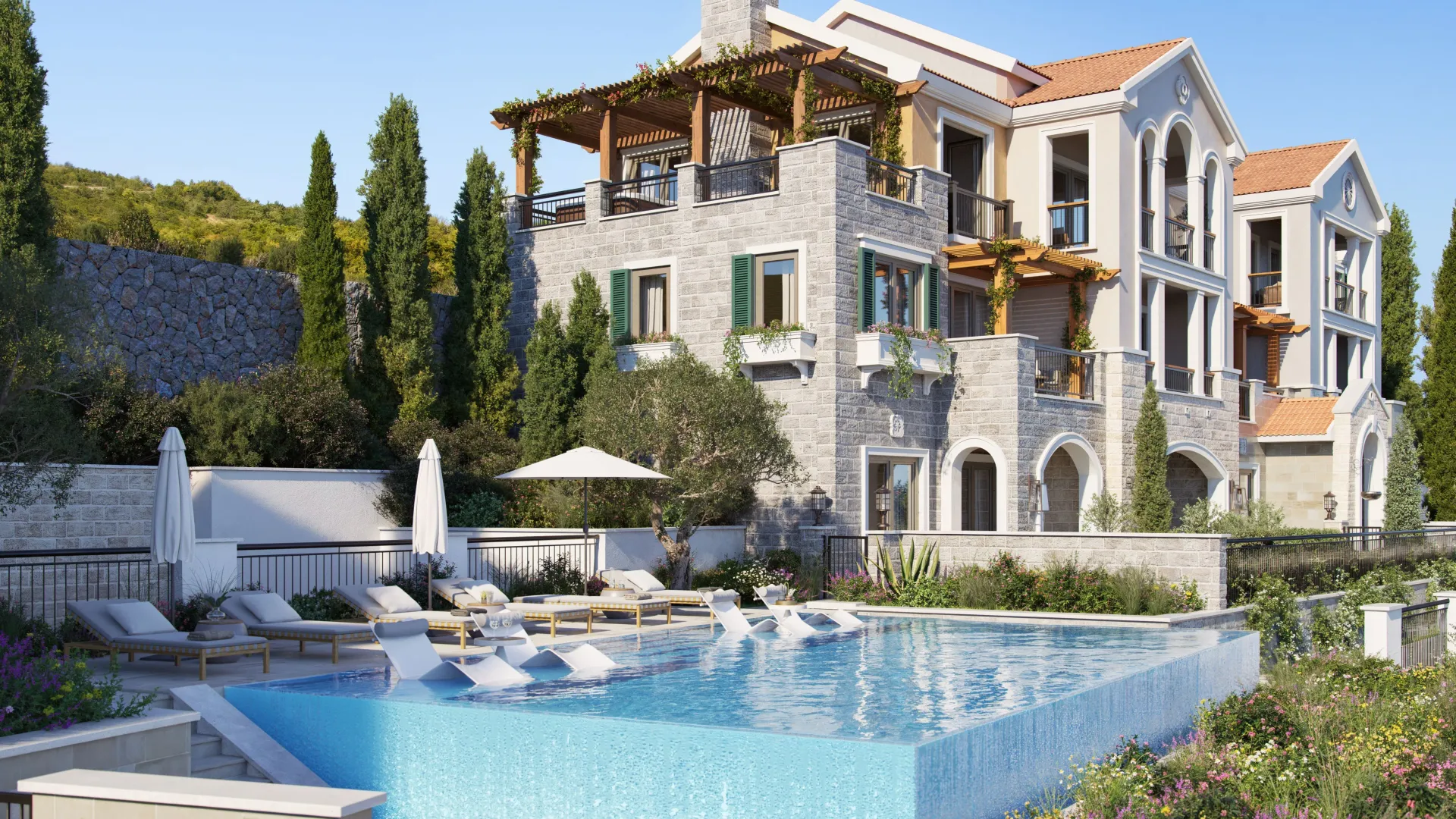 Prodaja, jednosoban stan, 67m², Luštica Bay, Tivat