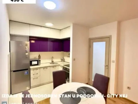 Izdavanje, jednosoban stan, 45m², City Kej, Podgorica - image 3