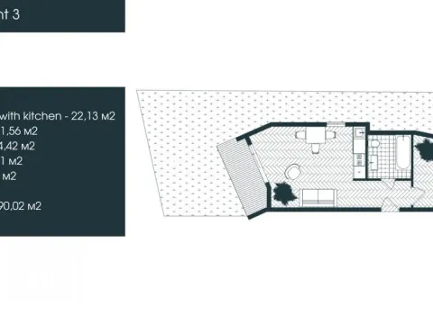 Sale, one bedroom apartment, 90m², Donja Lastva, Tivat - image 10