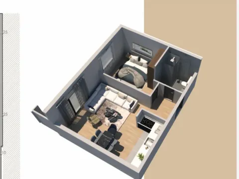 Sale, one bedroom apartment, 49m², Centar, Bar - image 2