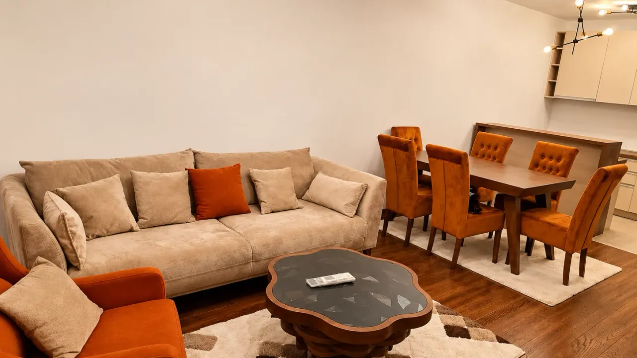 Rent, one bedroom apartment, 53m², Master Kvart, Podgorica