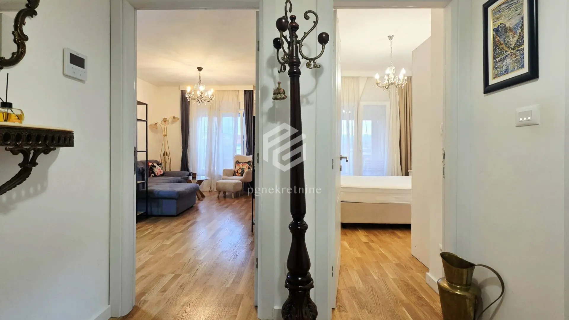 Rent, one bedroom apartment, 46m², Zabjelo, Podgorica