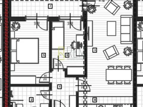 Sale, two bedroom apartment, 65m², Zagorič, Podgorica - image 9