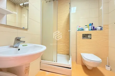 Kupatilo opremljeno umivaonikom, tuš kabinom i toaletom sa ugradnim vodokotlićem. - image 5