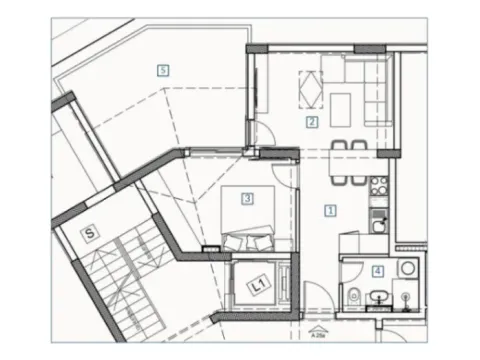 Sale, one bedroom apartment, 56m², Budva, Crna Gora - image 13