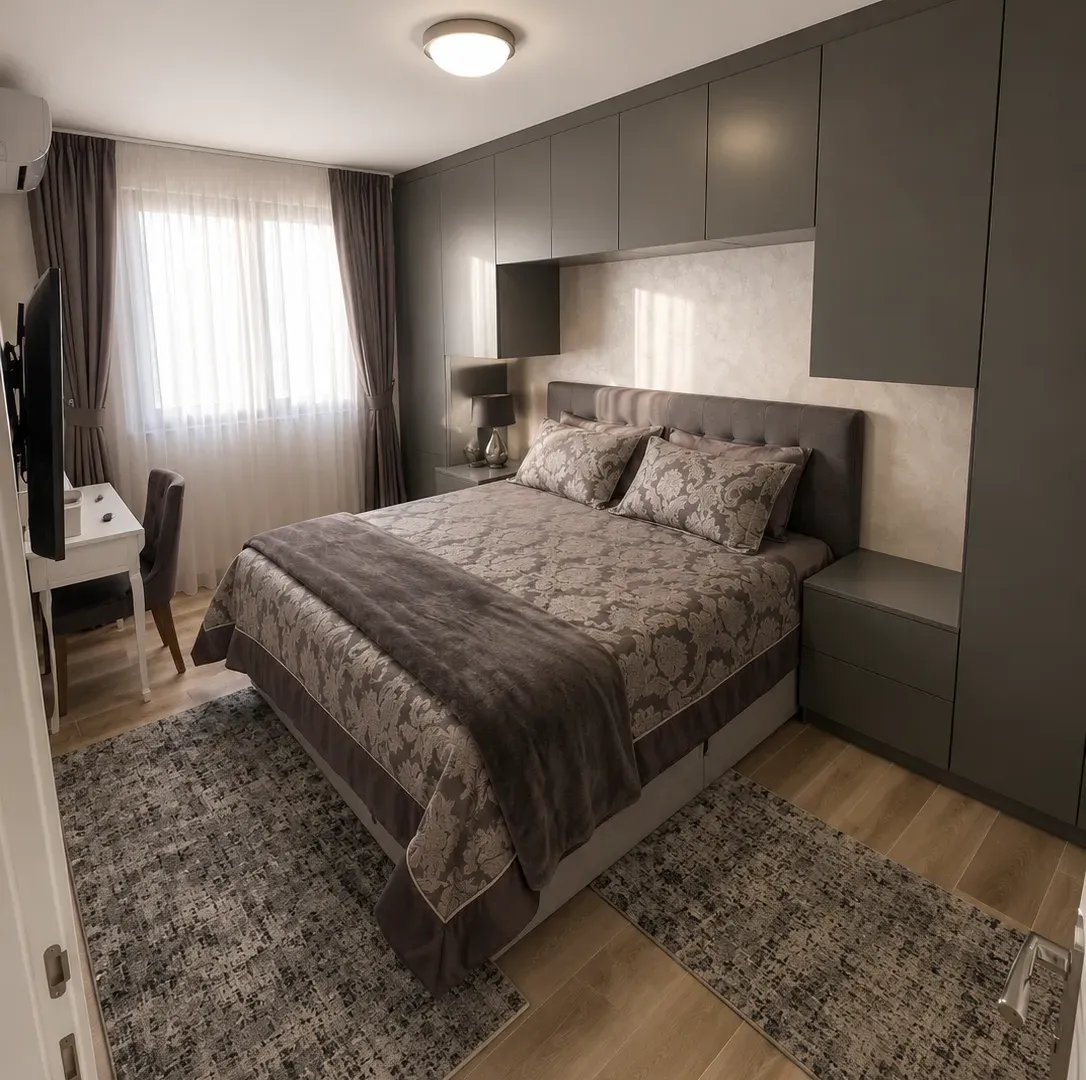 Izdavanje, dvosoban stan, 78m², Pržno, Budva