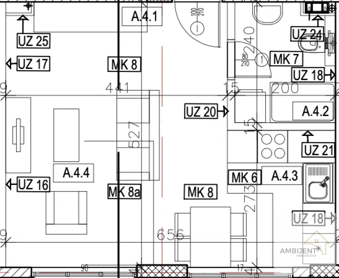 Prodaja, jednosoban stan, 33m², Novi Banovci, Stara Pazova