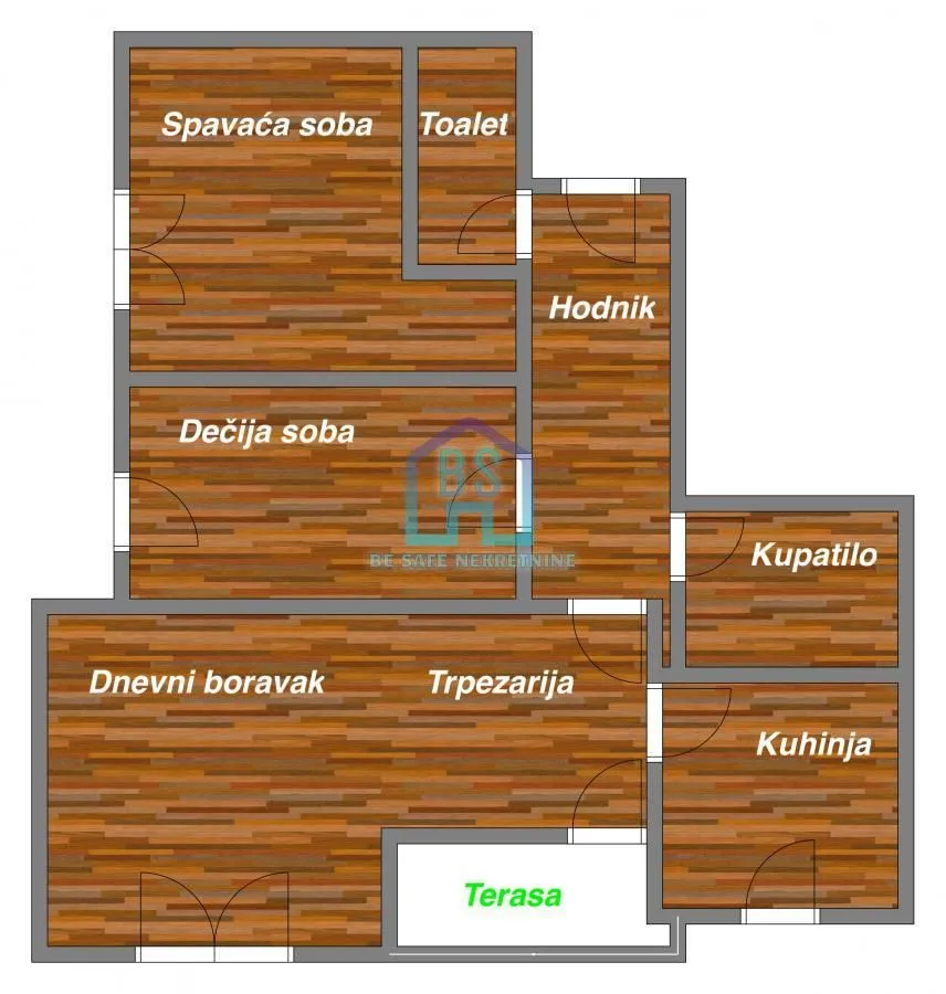 Prodaja, trosoban stan, 70m², Telep, Novi Sad Sve Podlokacije
