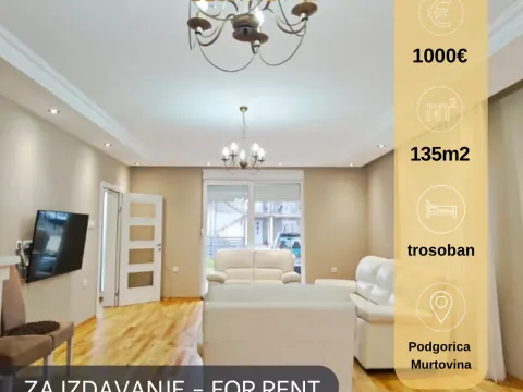 Rent, house, 135m², Murtovina, Podgorica - image 1