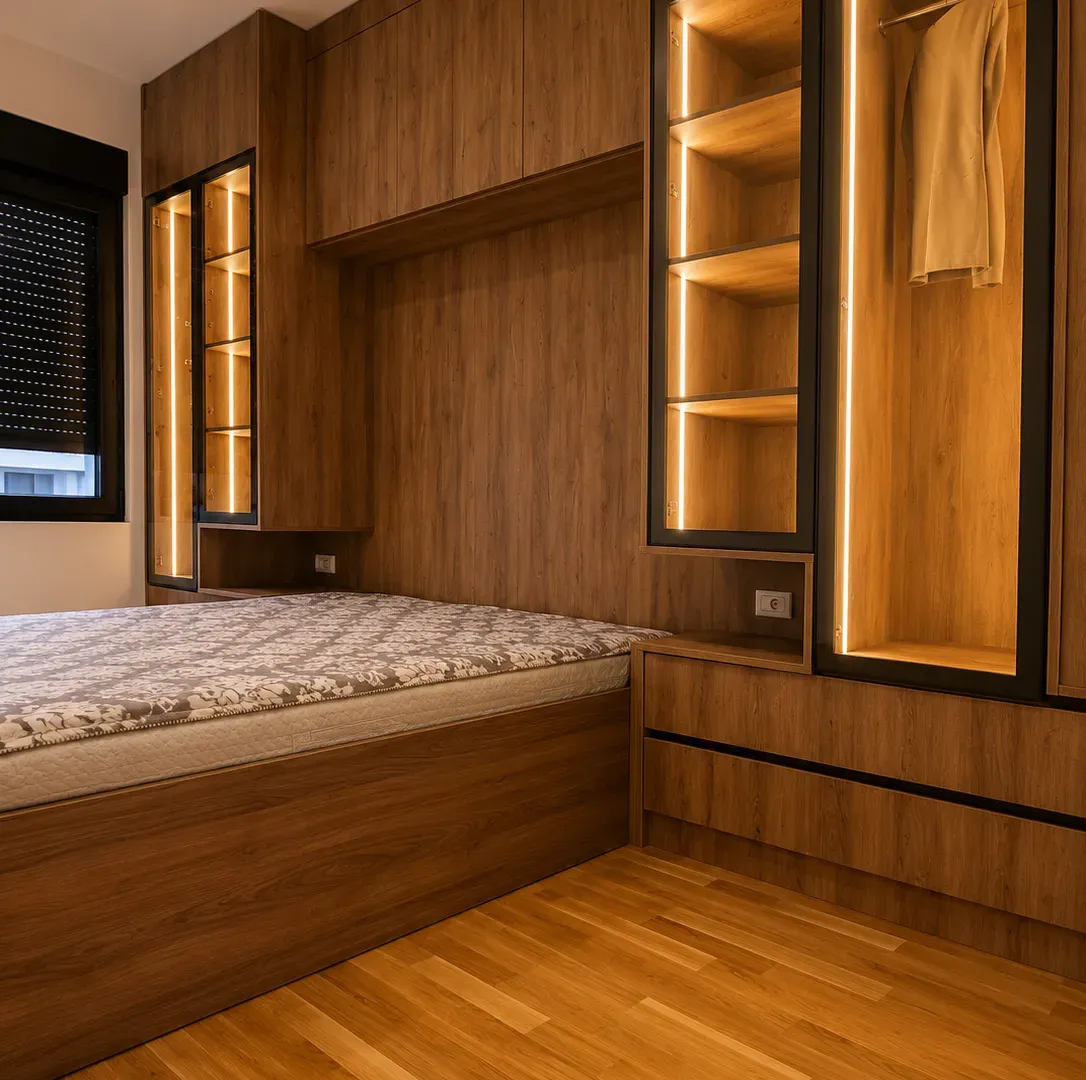Izdavanje, jednosoban stan, 46m², Stari Aerodrom, Podgorica